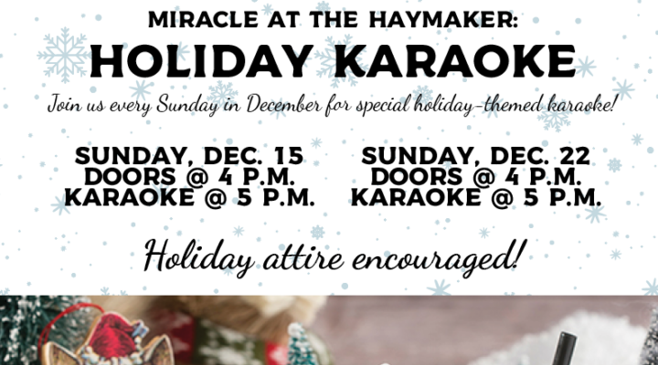 2019-12-31 - Miracle at The Haymaker Posters2 - Karaoke