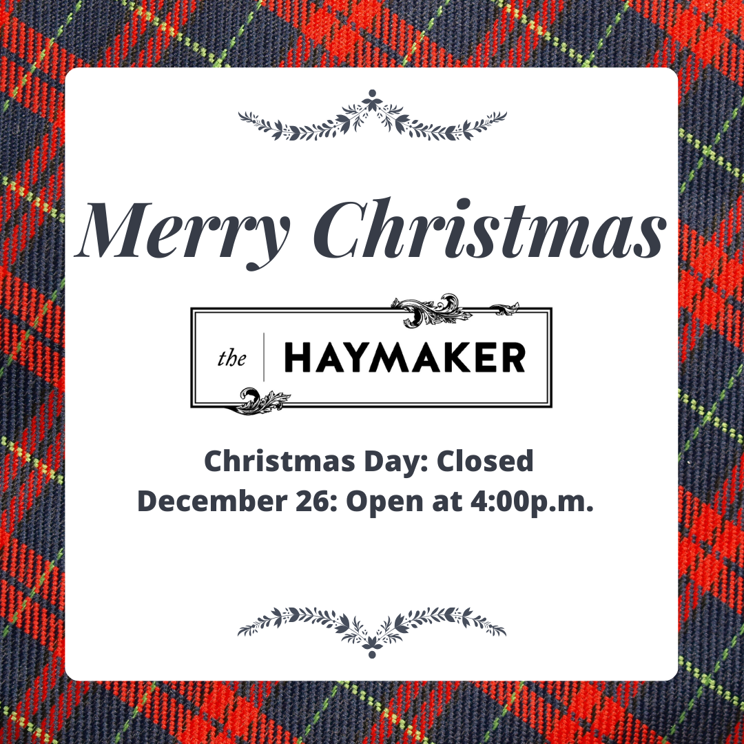 Haymaker Christmas Hours
